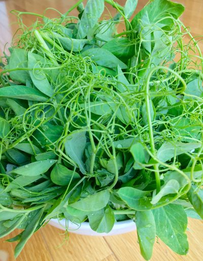 Pea Shoots - Breaking Naan