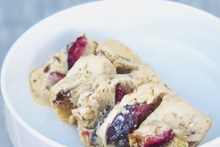 Anjeer Gulkand and Walnut Ice-Cream